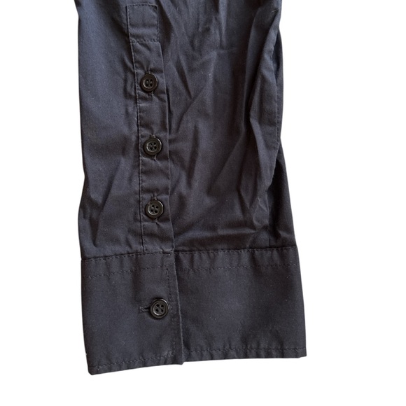 United Colors of Benetton black tunic blouse size M EUC VS0008 - Picture 5 of 6